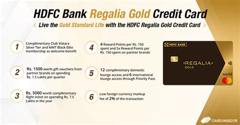 hdfc bank regalia gold credit card.